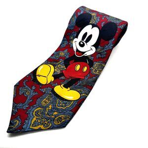 Disney Mickey‎ Mouse & Co. by John and Lois burgundy tie